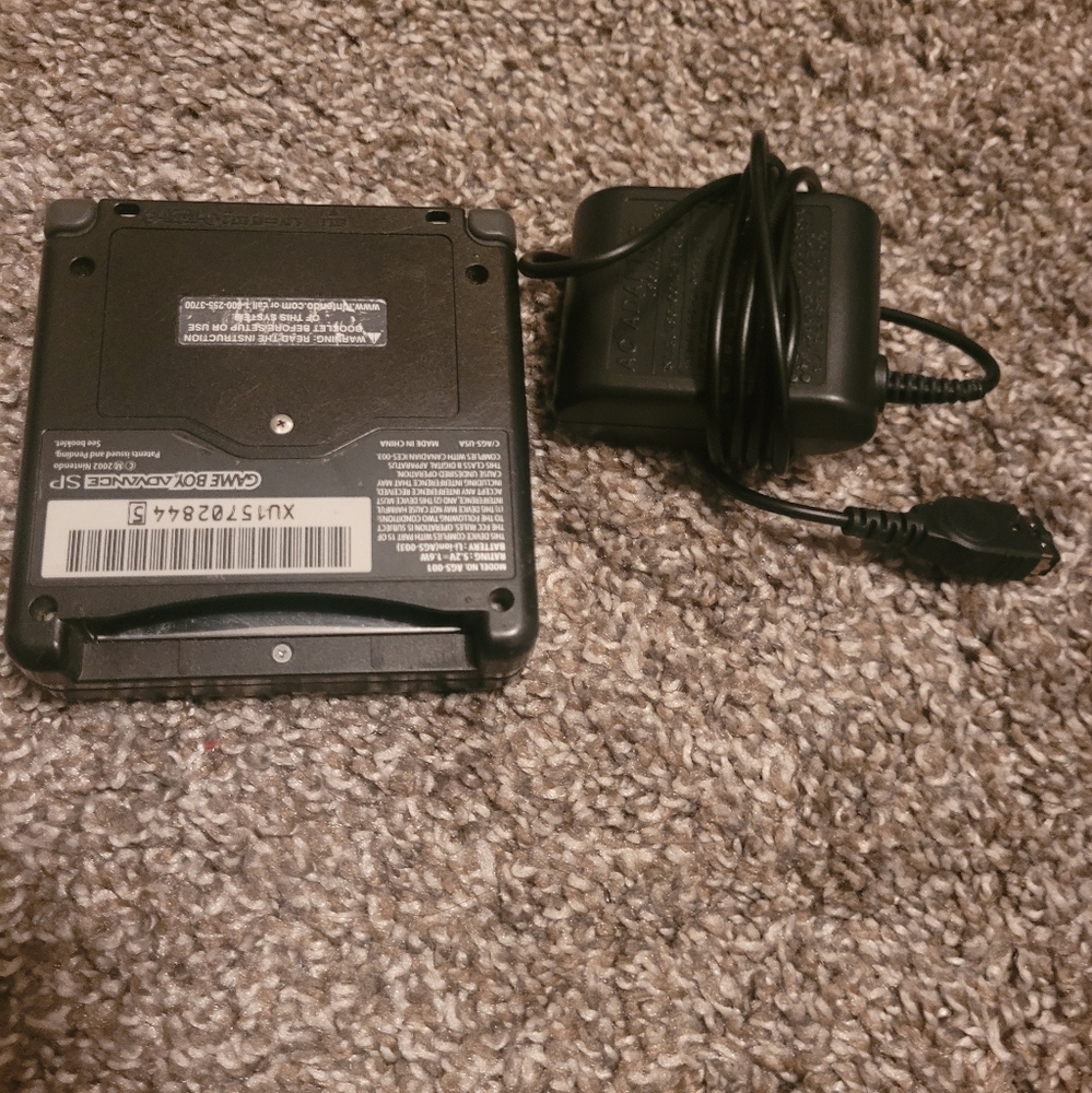 Gameboy Advance SP, Black
